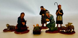 Lemax #92351 NATIVITY FIGURINES ~ Set of 8 Pieces ~ Vintage 1999 - Holy Family - £14.11 GBP