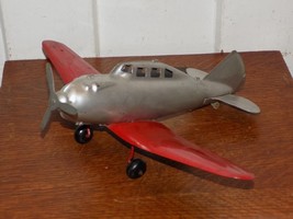 Vintage Pressed Steel Toy Airplane - $3,506.29 MXN
