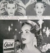 1956 Quick Crystal Pure Wave Lotion Advertisement Hair Curling Care DWPP24 - $24.99