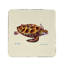 Betsy Drake Sea Turtle Neoprene Coaster Set of 4 - £27.68 GBP