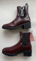Womens Juicy Couture Burgundy Ankle High Boots Size 8.5 New Style WJ3602SW - $32.38