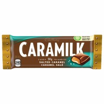 96 X Caramilk Salted Caramel Chocolate Candy Bar by Cadbury &quot;Canadian&quot; 50g Each - £106.60 GBP