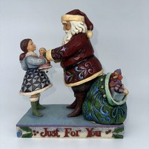 2007 Jim Shore Just For You Santa Christmas Folk Art Holiday Heartwood Creek VTG - $49.99