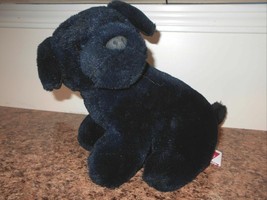 Dakin Black Dog Puppy Plush Stuffed Animal Toy 15 in Length - £11.61 GBP