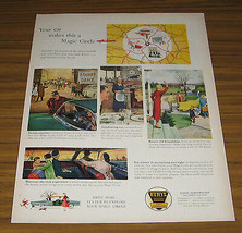 1958 Vintage Ad Ethyl Corporation Anti Knock Compounds Scenes of America - $9.25