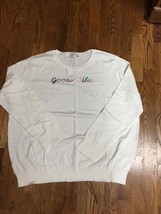 L/S Graphic Crew Neck Pullover Sweater XXL NWT - $18.99