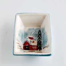 Ceramic Christmas Serving Tray 4 6 inch Royal Season - £7.56 GBP