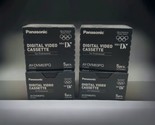 4x Panasonic Mini DV AY-DVM63PQ Digital Video Cassette Professional 5 CT... - £66.56 GBP