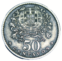 Portugal 50 Centavos, 1959~~Free Shipping #A116 - £5.16 GBP