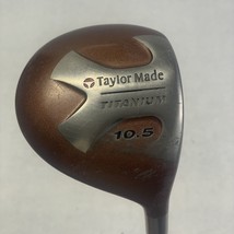 TaylorMade Titanium Driver 10.5° Graphite Bubble Shaft S-90 Plus RH 46” Vintage - £21.70 GBP