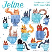 Feline 2026 Mini Wall Calendar Calendar by Terry Runyan  - $10.99