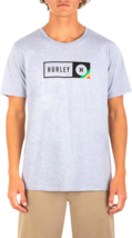 Hurley Men&#39;s Everyday Washed Layup Short Sleeve T-shirt Grey-Medium - $16.97