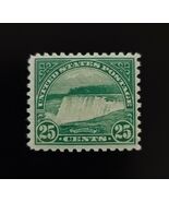 1922 25c Niagara Falls, Yellow Green Scott 568 Mint F/VF NH - $14.99