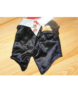 Size XS X Small 9-11&quot; Black Velour Tux Tuxedo Pet Dog Costume Holiday We... - £11.79 GBP