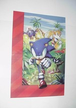 Sonic the Hedgehog Poster #15 Sonic and Tails vs Dr. Robotnik Frontiers Movie 3 - £9.54 GBP