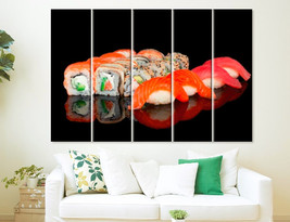 Sushi Canvas Print Sushi Gift Sushi Art Sushi Decor Restaurant Decor Sushi Lover - £39.16 GBP