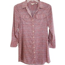 Anthropologie 11-1-Tylho Button Down Tunic Shirtdress Medium - $39.27