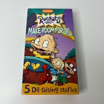 Rugrats Make Room For Dil 5 Stories (VHS, 1999) Vintage Orange Tape Nickelodeon - £8.80 GBP