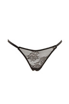 L&#39;agent By Agent Provocateur Womens Briefs Lace Solid Black S - £31.27 GBP