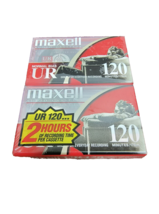 Maxell 120 Minutes 2 Audio Cassette Tape Factory Sealed! - £13.28 GBP