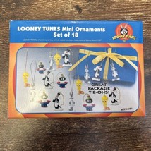 1997 Vintage Looney Toons 18 Mini Ornaments Marvin Martian Bugs Tweety Sylvester - £7.79 GBP