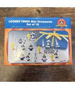 1997 Vintage Looney Toons 18 Mini Ornaments Marvin Martian Bugs Tweety S... - £7.66 GBP
