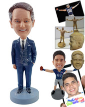 Personalized Bobblehead Good looking lawyer wth one hand inside pants pocket  -  - £72.74 GBP
