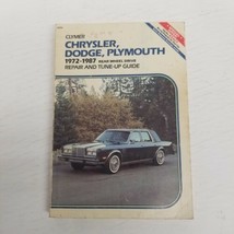 Clymer No. A294 Chrysler, Dodge, Plymouth 1972-1987 Repair &amp; Tune Up Guide - £14.03 GBP