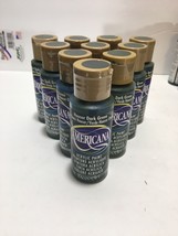 NEW Americana Acrylic Paint Houser Dark Green 2 fluid oz. (Lot of 10) Bottles - £22.40 GBP