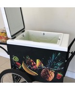 COOLER PUSH CART FRUITS BEER CART  FRUIT BOWLS SALAD BOWLS VENDOR COOLER... - $3,333.33
