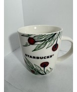 NEW 2020 STARBUCKS CHRISTMAS HOLIDAY COFFEE MUG CUP 12 OZ HOLLY BERRY PINE - £14.22 GBP