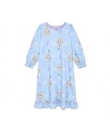 Disney Frozen Queen Elsa Toddler Girl&#39;s Blue Flannel Nightgown, Gown - $24.99