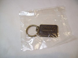Vintage Lombard IL Ford Lincoln Mercury Dealer Brass Keychain Keyring Ke... - $310.96 MXN