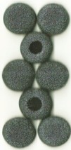 Earbud FOAM Replacement Cushions 4 pairs BLACK COLOR Cover sponge Earpads 11/16&quot; - £13.34 GBP