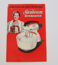 Vintage 1950 Sunbeam Mixmaster Mixer Information Booklet - £11.96 GBP