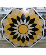 32" Coffee table Top with Pietre Dura inlay work decorative showpiece item - €1.889,22 EUR