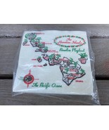 VTG STATE OF HAWAII HAWAIIAN ISLANDS COCKTAIL NAPKINS IN PACKAGE 1960&#39;s - £23.42 GBP