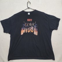 KISS T Shirt Mens 4XL Black Short Sleeve Crew Neck Cotton Port &amp; Company - $13.87