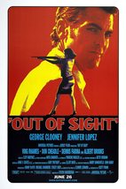 OUT OF SIGHT 11.5&quot;x17&quot; Original Promo Movie Poster 1998 George Clooney J... - £19.53 GBP