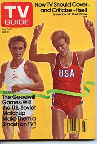 TV Guide Magazine 7/5/86 Goodwill Games - $5.87