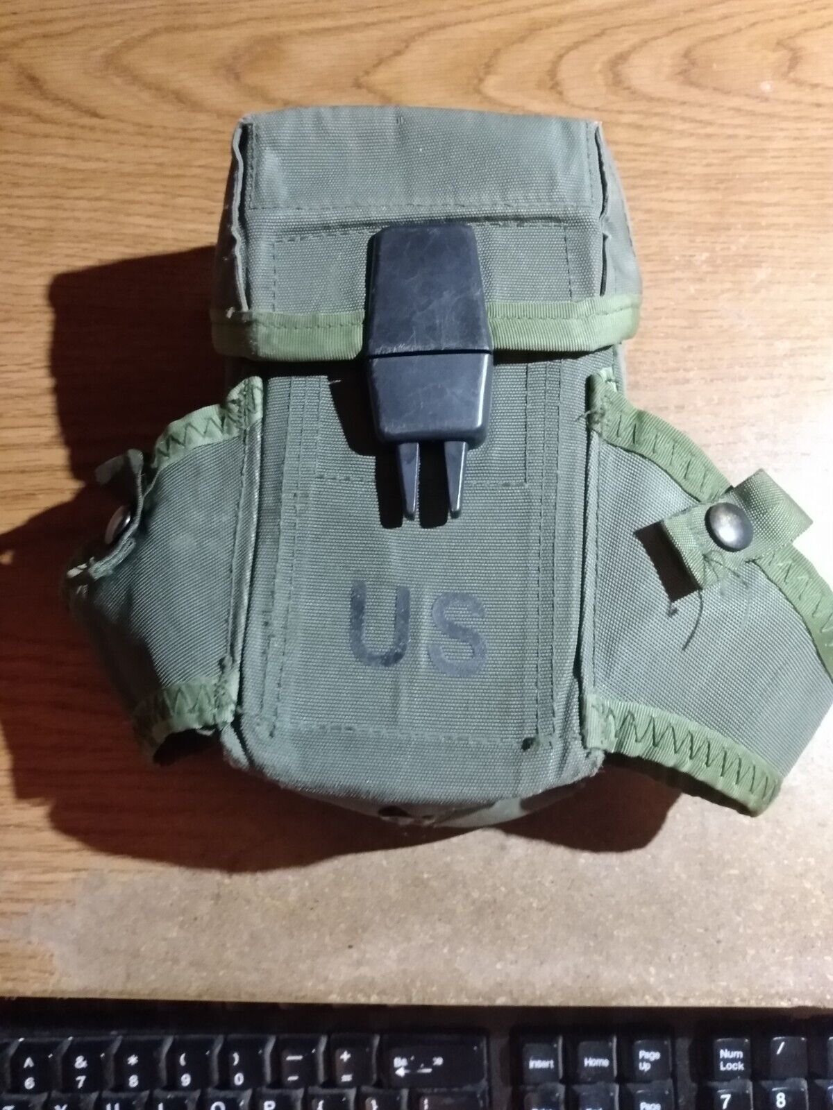 Primary image for Vintage US Army Military Nylon Ammo Pouch 8465-00-001-6482