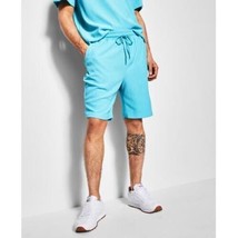 Royalty by Maluma Men&#39;sTextured Ottoman Stripe Shorts &amp; Shirt Scuba Blue... - $39.99