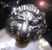 Haunted Aug 8TH Lion&#39;s Gate Portal Ring Manifest Wishes Into Reality Magick - £266.80 GBP