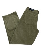 Hollister Y2K Pants Women 9R 29 Green Corduroy High Rise Dad Baggy Strai... - $34.35