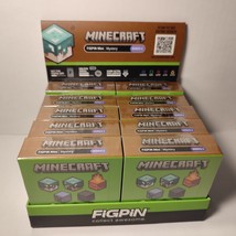 Minecraft Mystery Series 2 FigPin Minis Pins Sealed Case Of 10 Boxes - $96.74