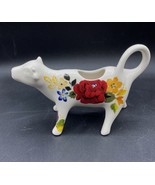 The Pioneer Woman Timeless Floral Autumn Fall Flower Stoneware Cow Creamer - $37.61