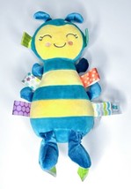 Taggies Mary Meyer Blue Yellow Bumble Bee Plush Lovey Stuffed Animal Sensory Toy - £11.79 GBP