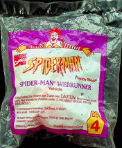 Spider-Man Webrunner Vehicle Happy Meal Toy #4 (1994) - New - £4.63 GBP