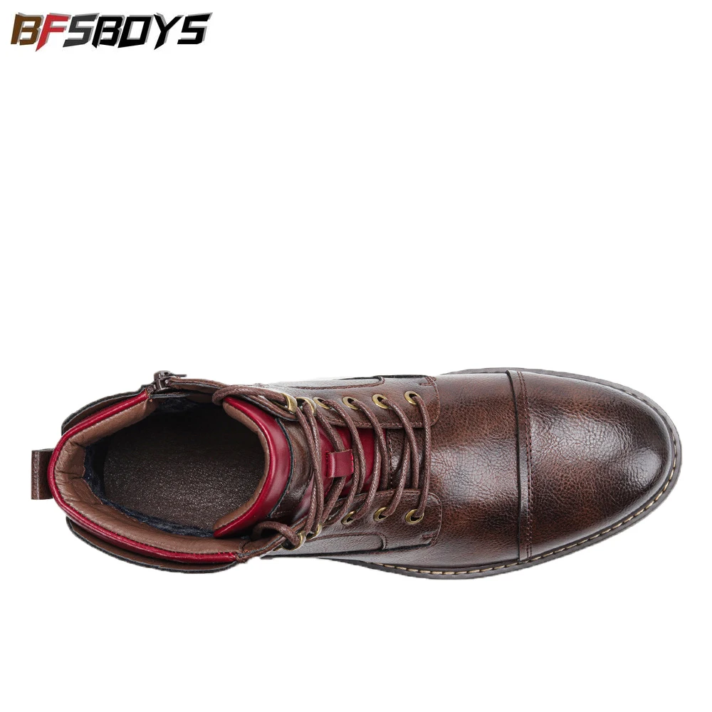 BFSBOYS Bota Masculina boy Boots Sneakers Free Shippng Sapato Masculino  Workwea - £138.90 GBP