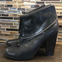 Michael Kors heeled zipper boots women’s size 9 - £39.49 GBP